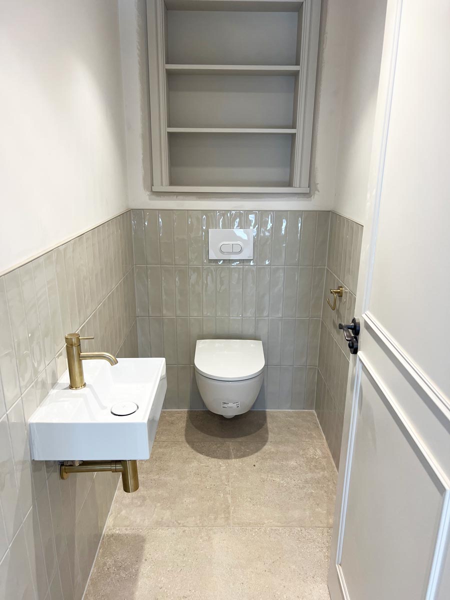 The Glen bathroom installation
